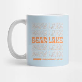 Bear Lake Utah Summer of Love Retro Vibe Mug